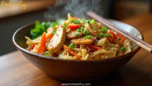 Simple Chicken and Cabbage Stir Fry