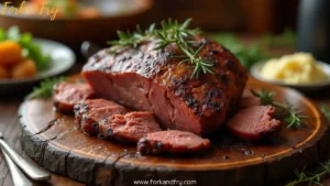 smoked deer shoulder