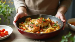 One-Pan Baked Chicken and Cabbage