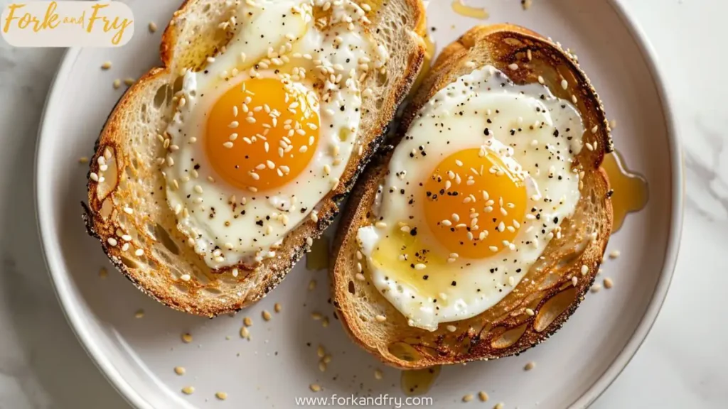 Air Fryer Egg and Cheese Toast Breakfast