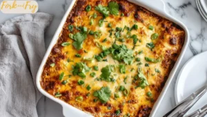 Beef Enchilada Casserole with Rice