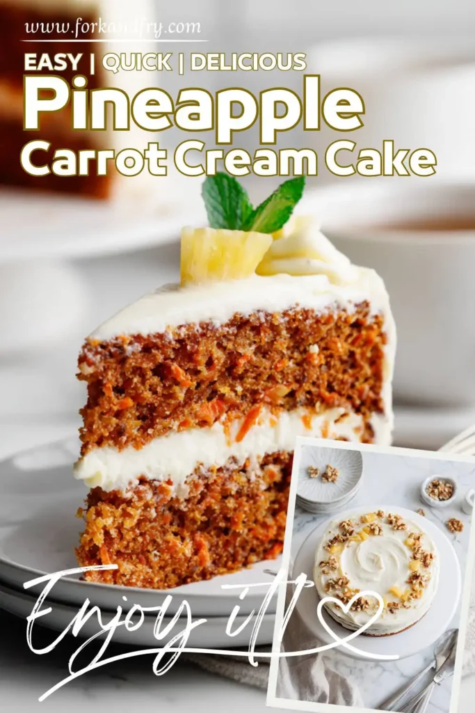 Carrot Pineapple Cake with Cream Cheese Icing Best Ever Carrot Pineapple Cake with Cream Cheese Icing – Moist & Flavorful