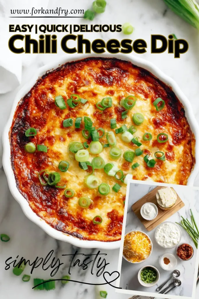 Cheesy Chili Dip with Sour Cream