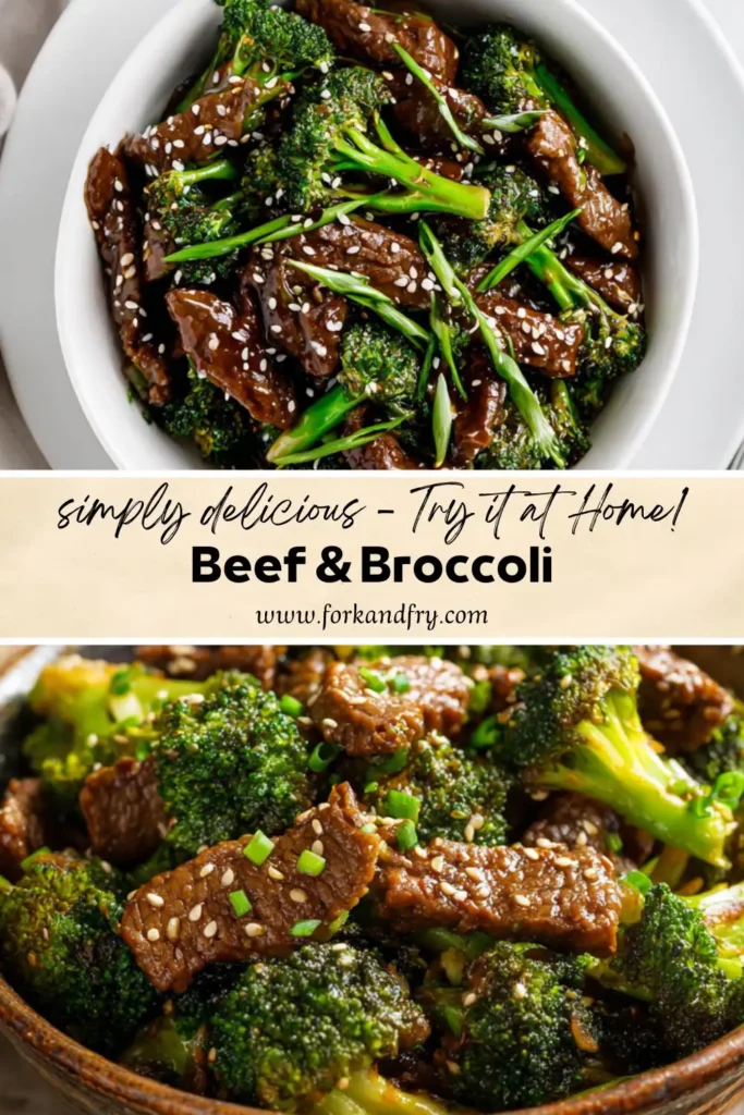 Chinese Beef and Broccoli collage Easy Weeknight Beef and Broccoli Meal Prep