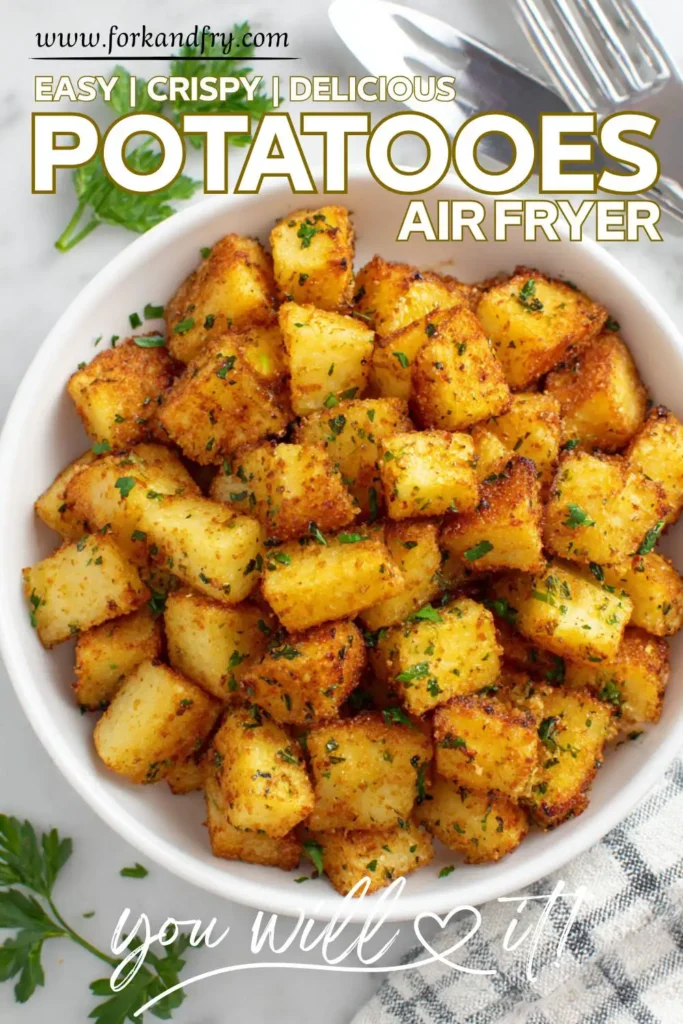 Crispy Parmesan Potatoes Made in the Air Fryer Crispy Parmesan Potatoes Made in the Air Fryer