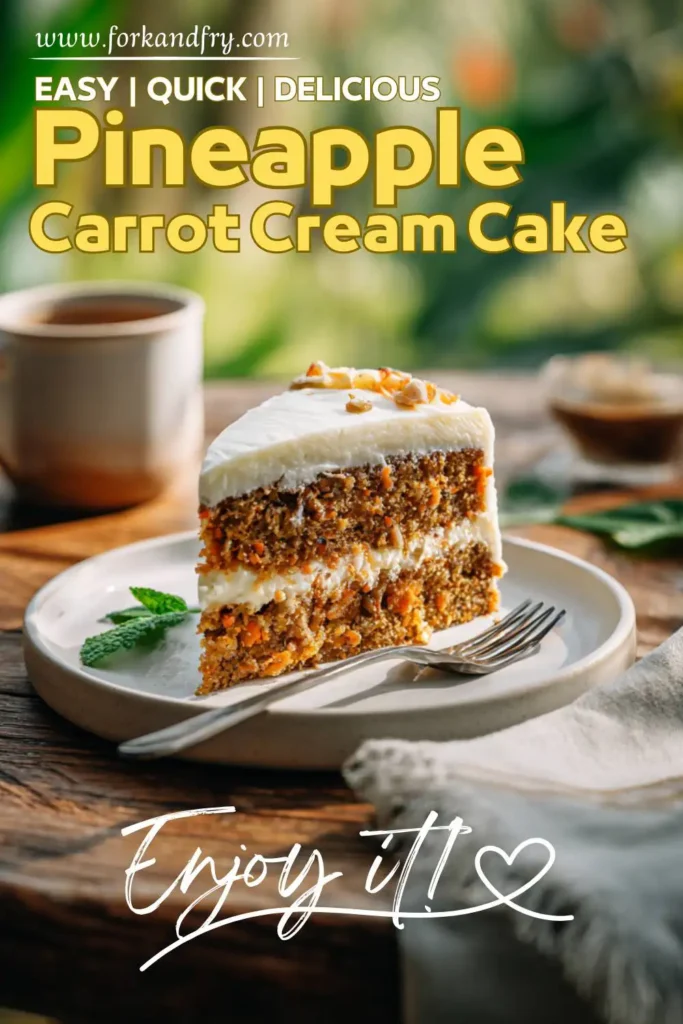 Easy Carrot Cake with Pineapple and Walnuts Easy Carrot Cake with Pineapple and Walnuts – Beginner Baking Recipe