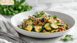 Ground Turkey and Zucchini Skillet (Easy One-Pan Low Carb Dinner)