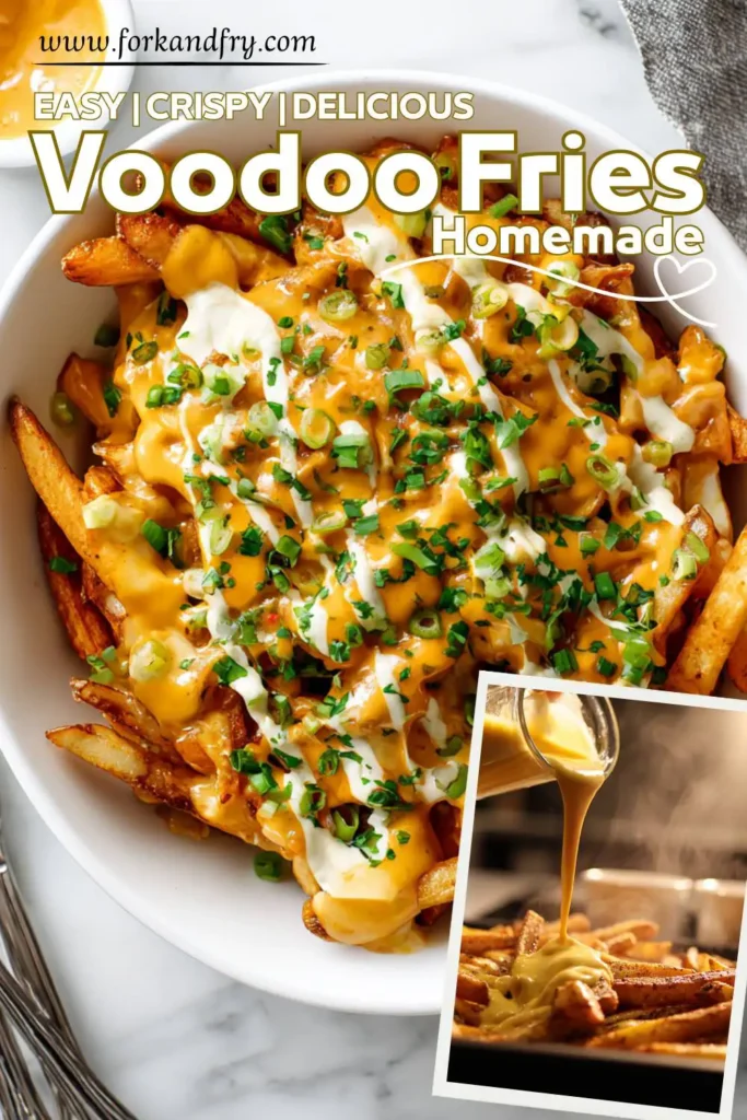 Loaded Cajun Cheese Fries