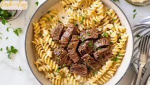 One-Pot Creamy Spicy Garlic Butter Steak & Pasta (30-Min Dinner Magic!)