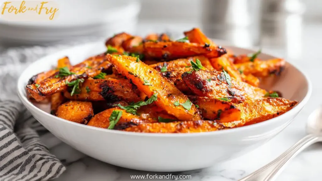 Garlic Parmesan Carrots Roasted to Perfection