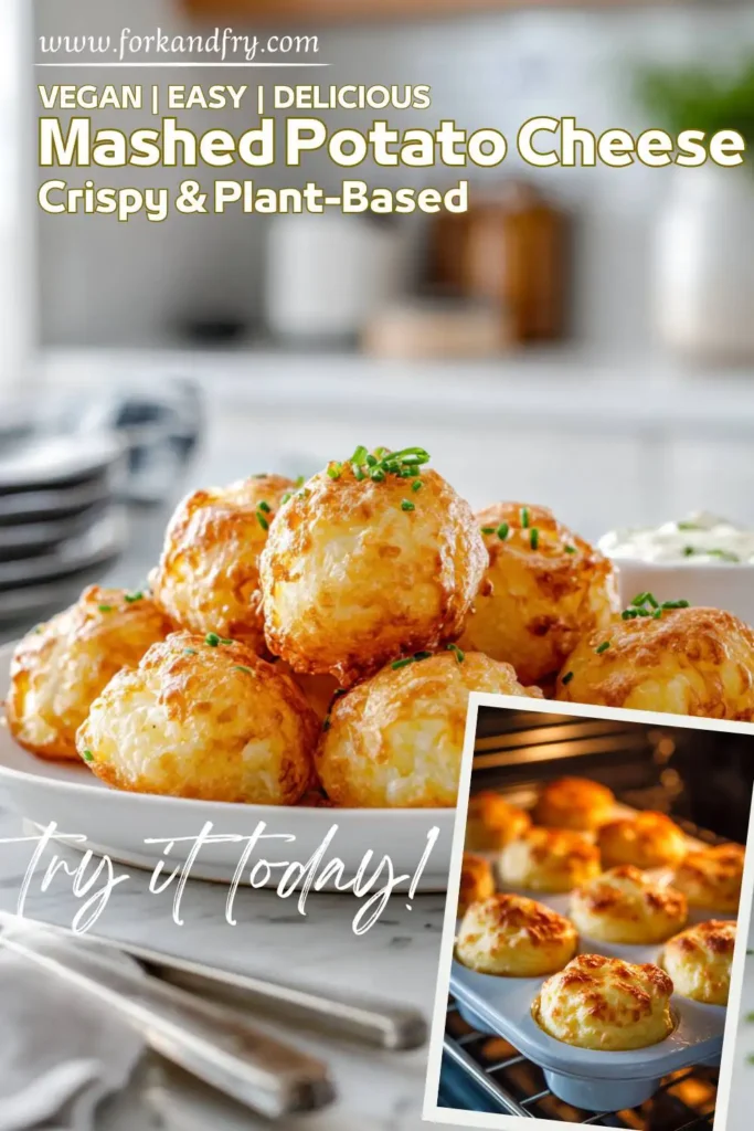 Plant-Based Potato Puffs with Vegan Cheese Plant-Based Potato Puffs with Vegan Cheese