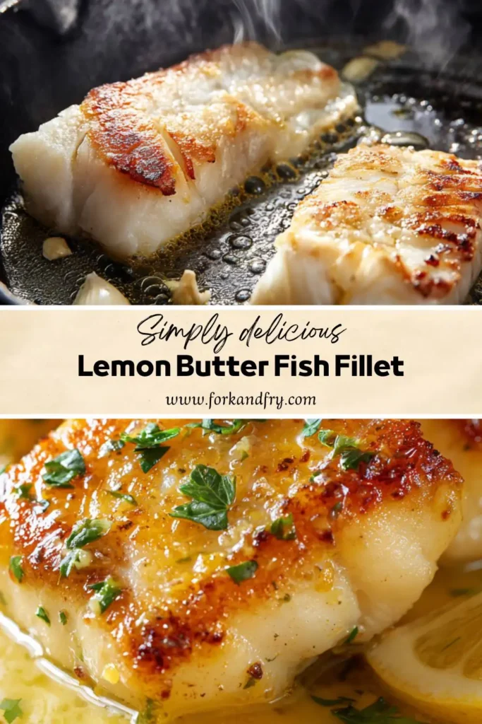 Weeknight Fish Dinner with Lemon and Garlic Butter