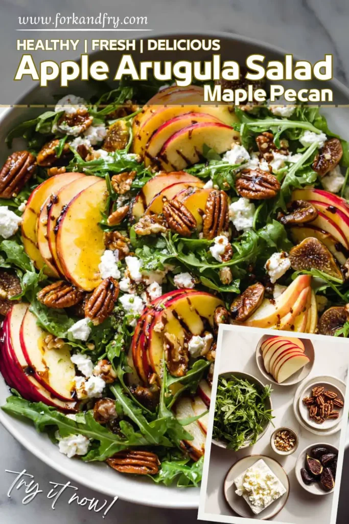 Crisp Fall Apple and Arugula Salad