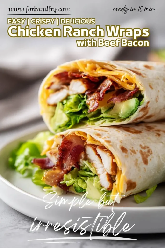 Chicken wraps prepped for lunch in meal containers with sliced veggies.