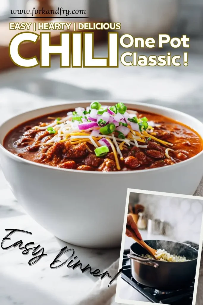 Cozy Chili Dinner – Restaurant Style at Home