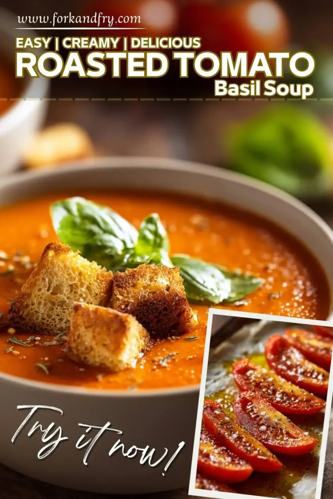 Cozy Creamy Tomato Basil Soup for Fall