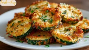 Crispy Parmesan Zucchini Rounds (Baked, Not Fried!)