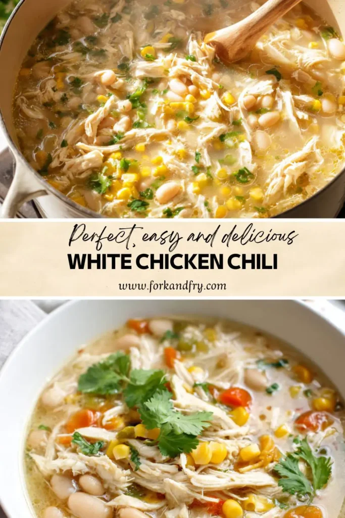 Easy Chicken Chili with Beans and Corn