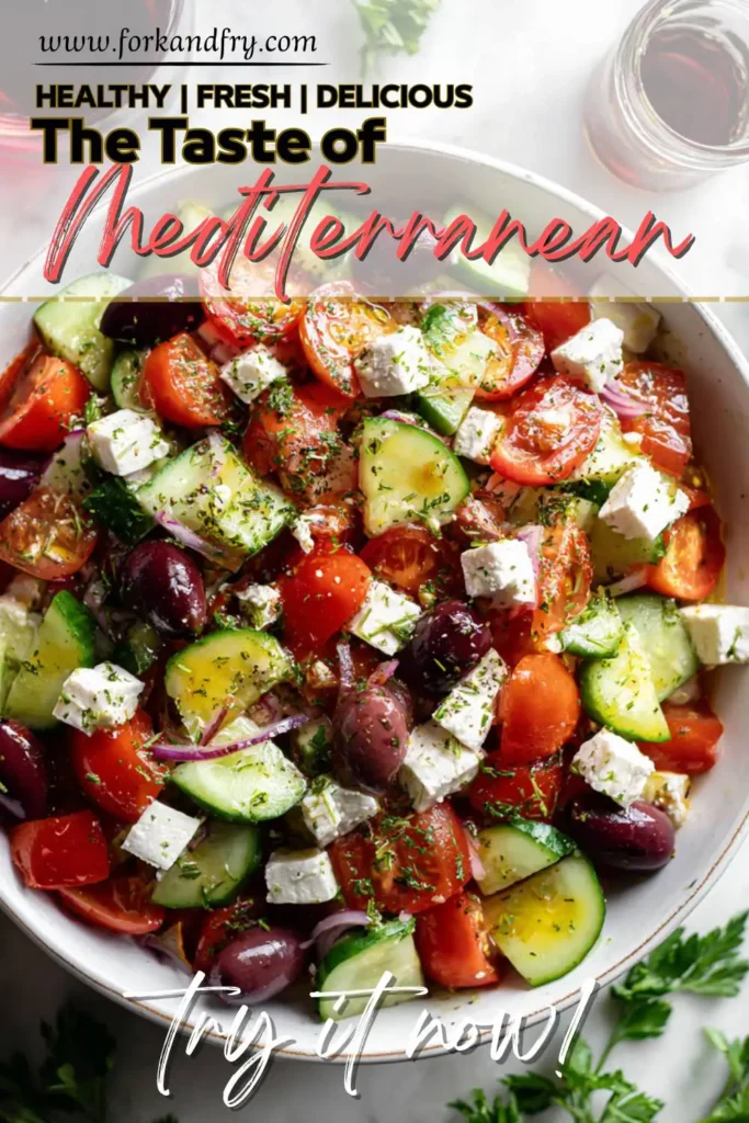 Easy Greek-Inspired Mediterranean Salad