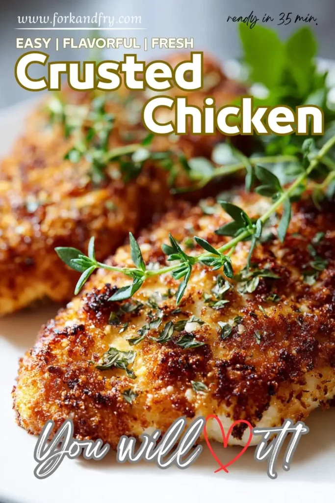 Easy Weeknight Parmesan Crusted Chicken Recipe