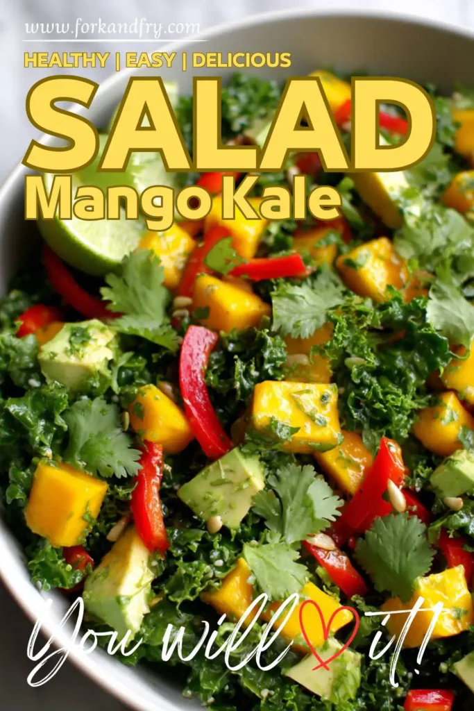 Fresh Mango Kale Chopped Salad