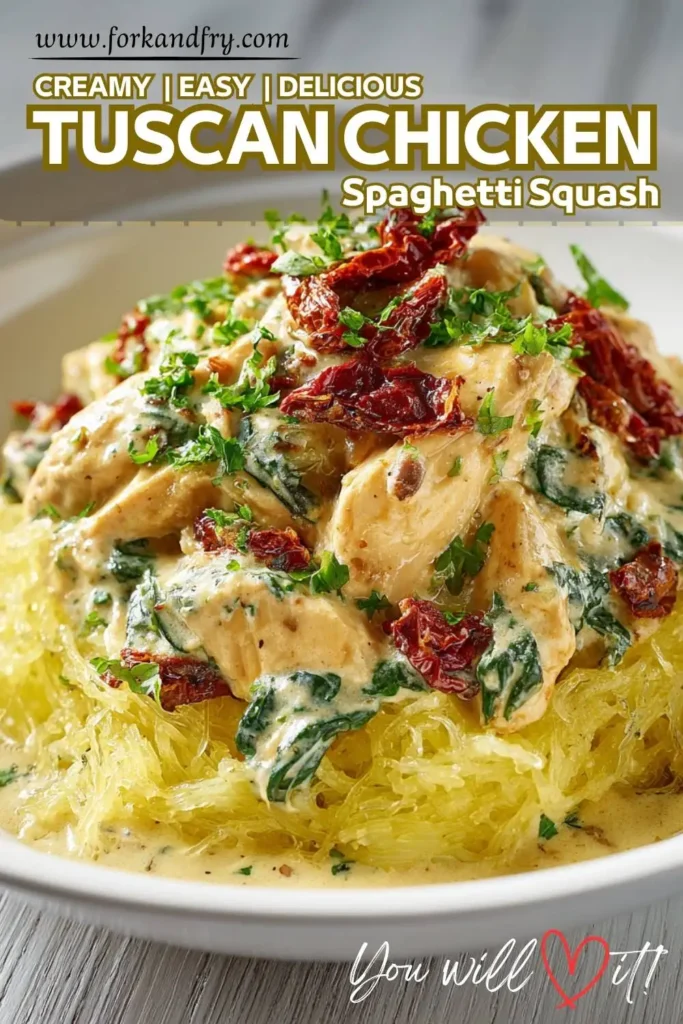 Gluten-free Tuscan chicken with spaghetti squash Gluten-free Tuscan chicken with spaghetti squash