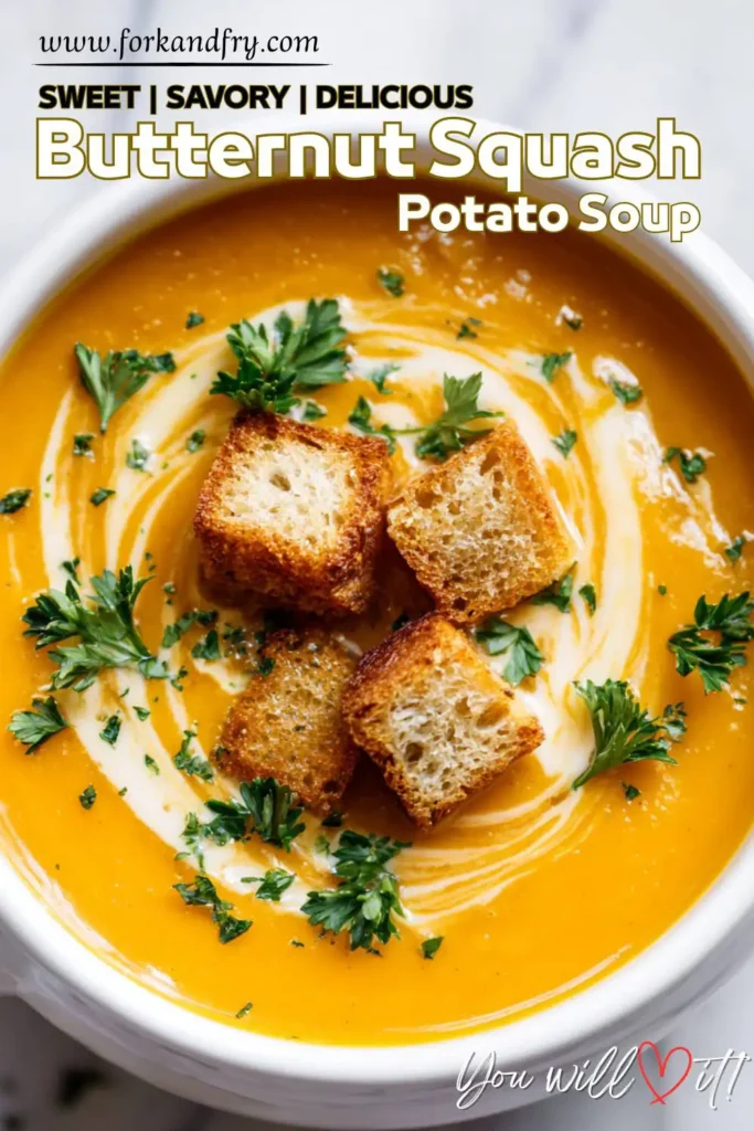 Healthy Roasted Vegetable Soup with Butternut Squash