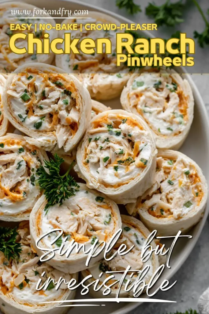 No-Bake Chicken Ranch Appetizers