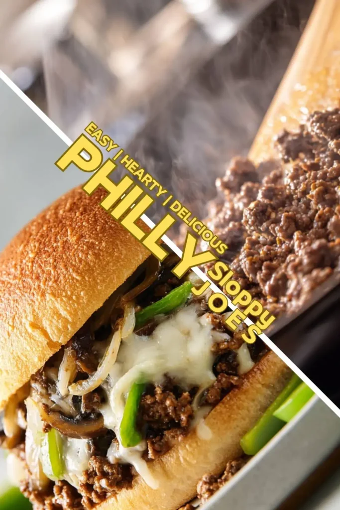Philly Cheesesteak Sloppy Joes Without Bacon Easy 30-Minute Philly Cheesesteak Sloppy Joes Without Bacon