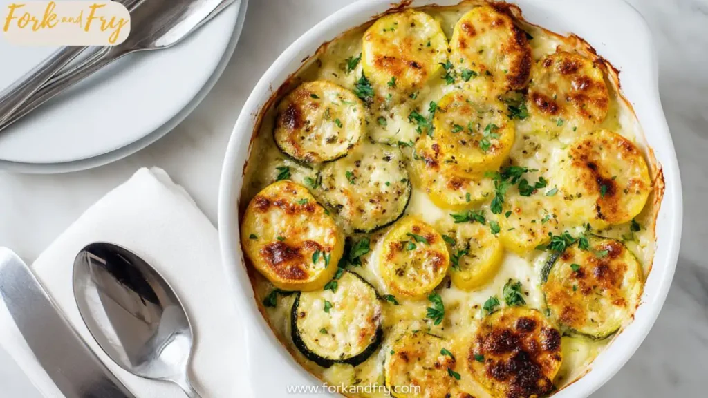 Golden Roasted Zucchini and Squash with Garlic and Parmesan