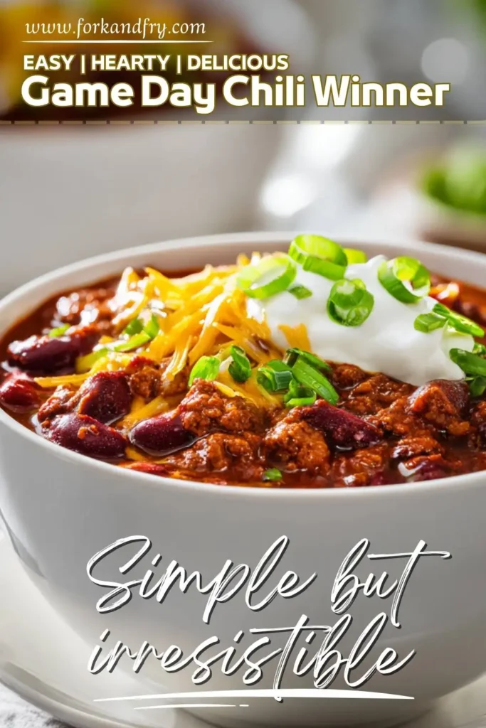 The Best Homemade Chili for Cold Nights