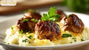 Ultimate Meatball & Mashed Potato Casserole