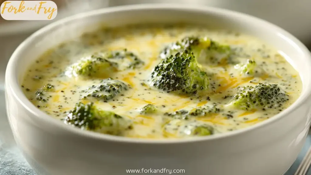 High Protein Broccoli Cheese Soup