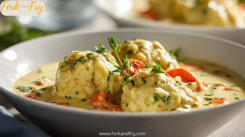 Creamy Vegan Stew with Dumplings