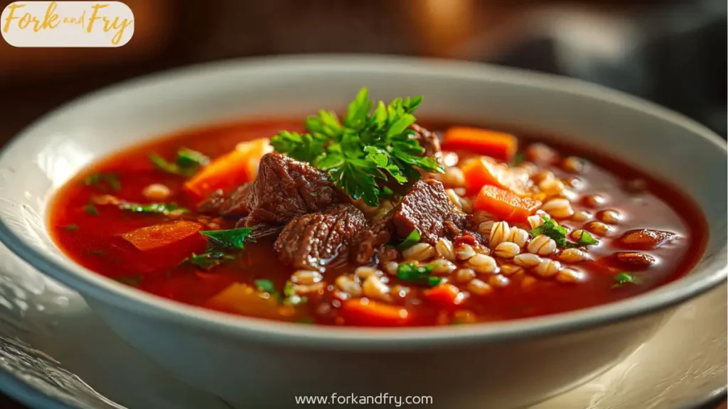 Easy Vegetable Beef Soup for Fall