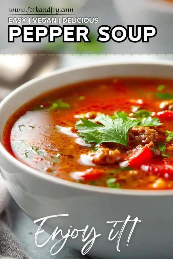 Cozy Fall Soup with Vegan Crumbles