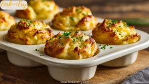 Crispy Cheesy Potato Puffs – Easy Leftover Mashed Potato Bites