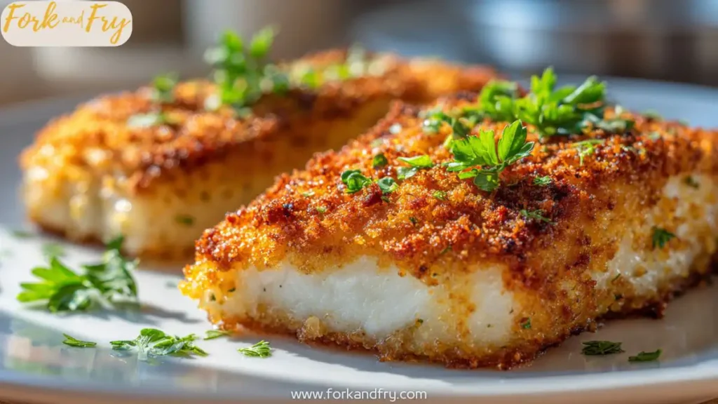 Crispy Parmesan Crusted Fish (Baked!)
