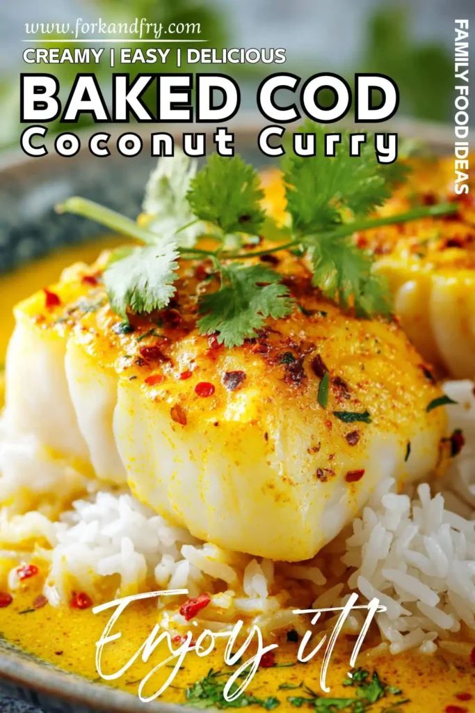 Easy Cod Fish Curry in Coconut Sauce