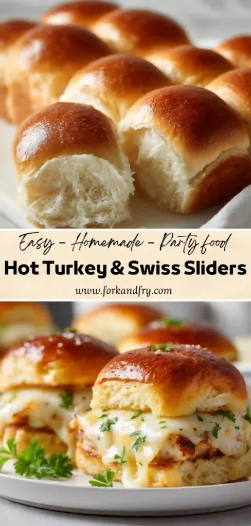 Game day turkey sliders with Dijon mustard and Swiss
