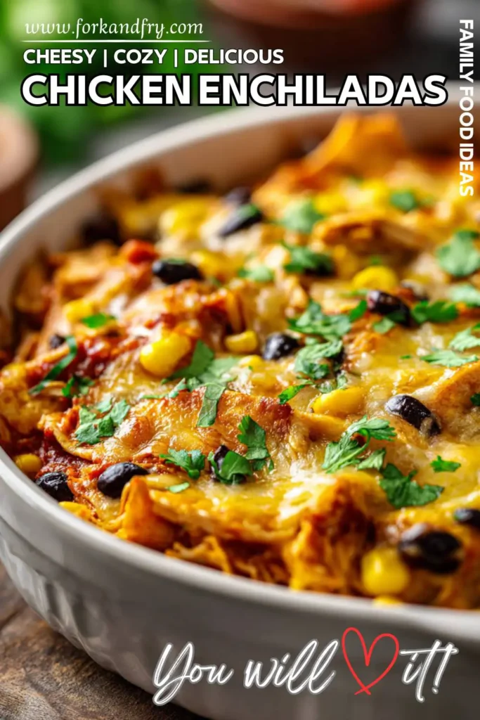 Gluten-Free Chicken Enchilada Casserole in Slow Cooker