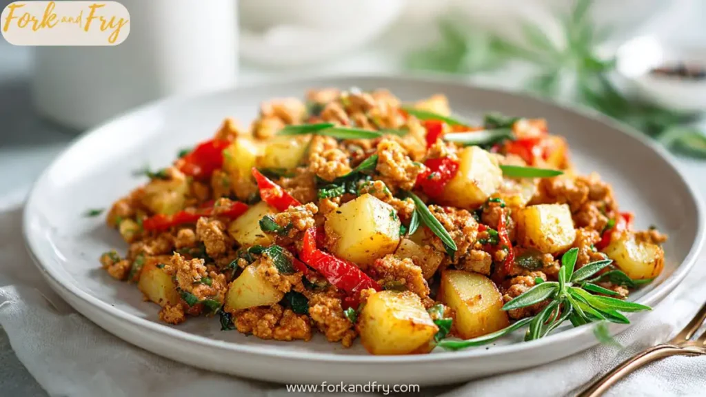 Ground Turkey & Potatoes Skillet