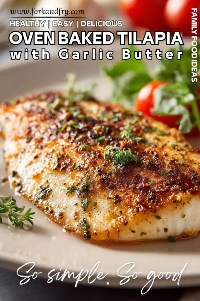 Healthy Lemon Garlic Tilapia