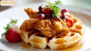 Mini Fried Chicken and Waffles Bites