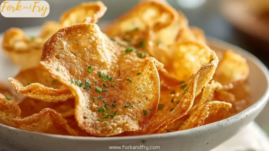 Baked Parmesan Crisps – 1-Ingredient Snack