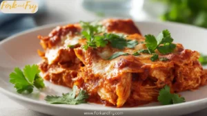 Slow Cooker Chicken Enchilada Casserole