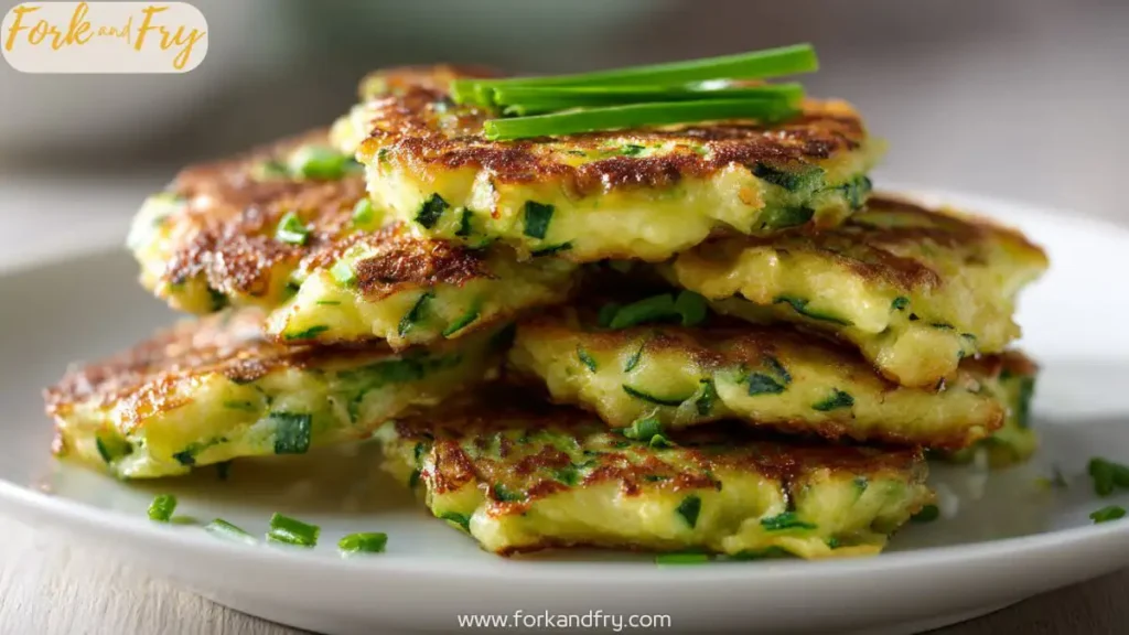 Easy Zucchini Fritters – Cheesy & Crispy