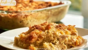 Creamy Rotisserie Chicken and Stuffing Casserole
