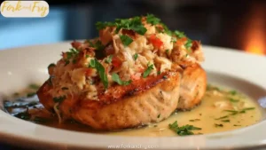 Crab Stuffed Salmon
