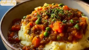 Lentil Stew with Mashed Potatoes